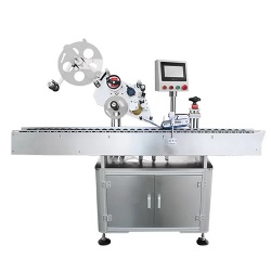 Sausage labeling machine